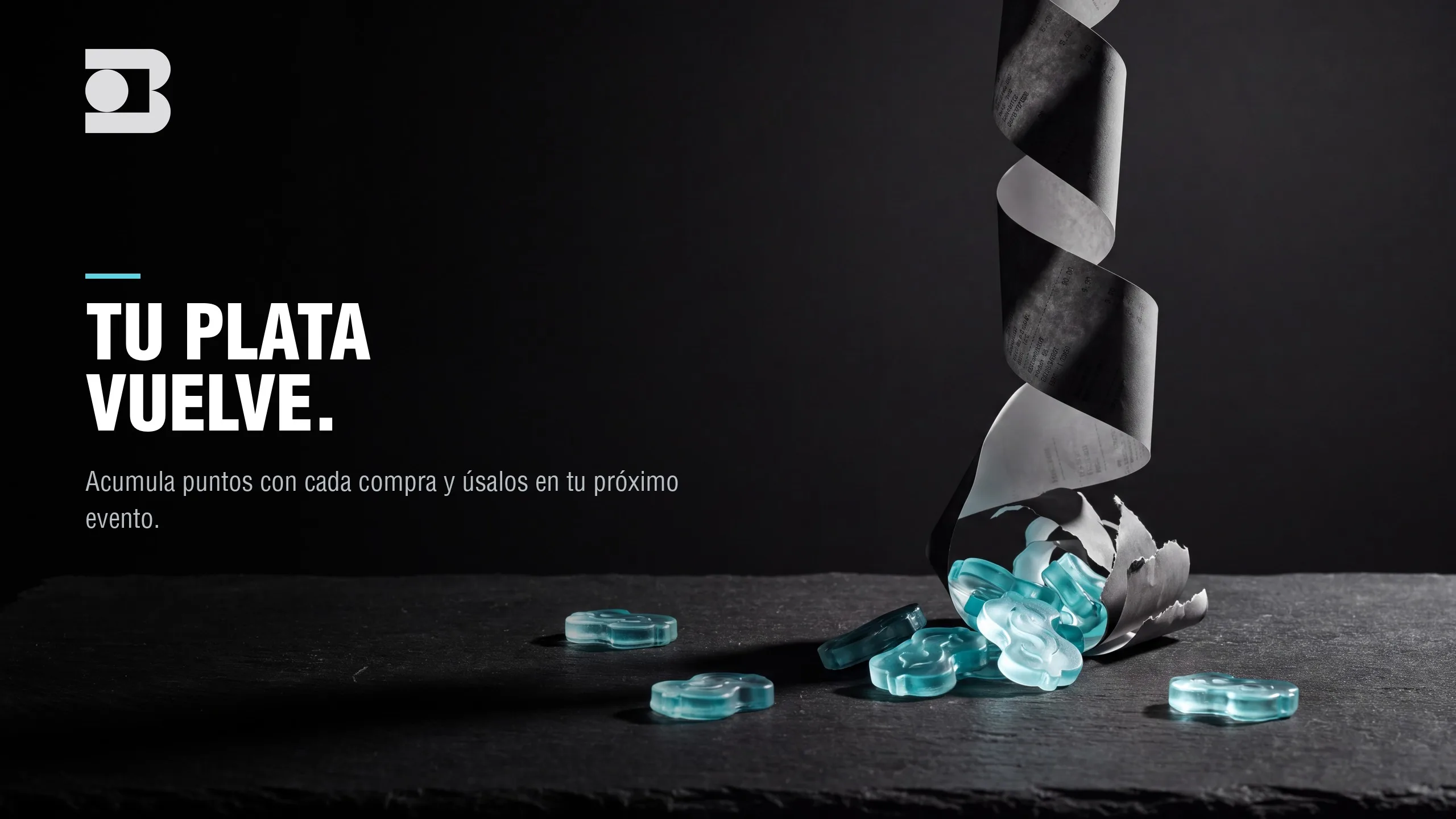 Tu plata vuelve. Acumula cashback con cada compra y úsalo en tu próximo evento.